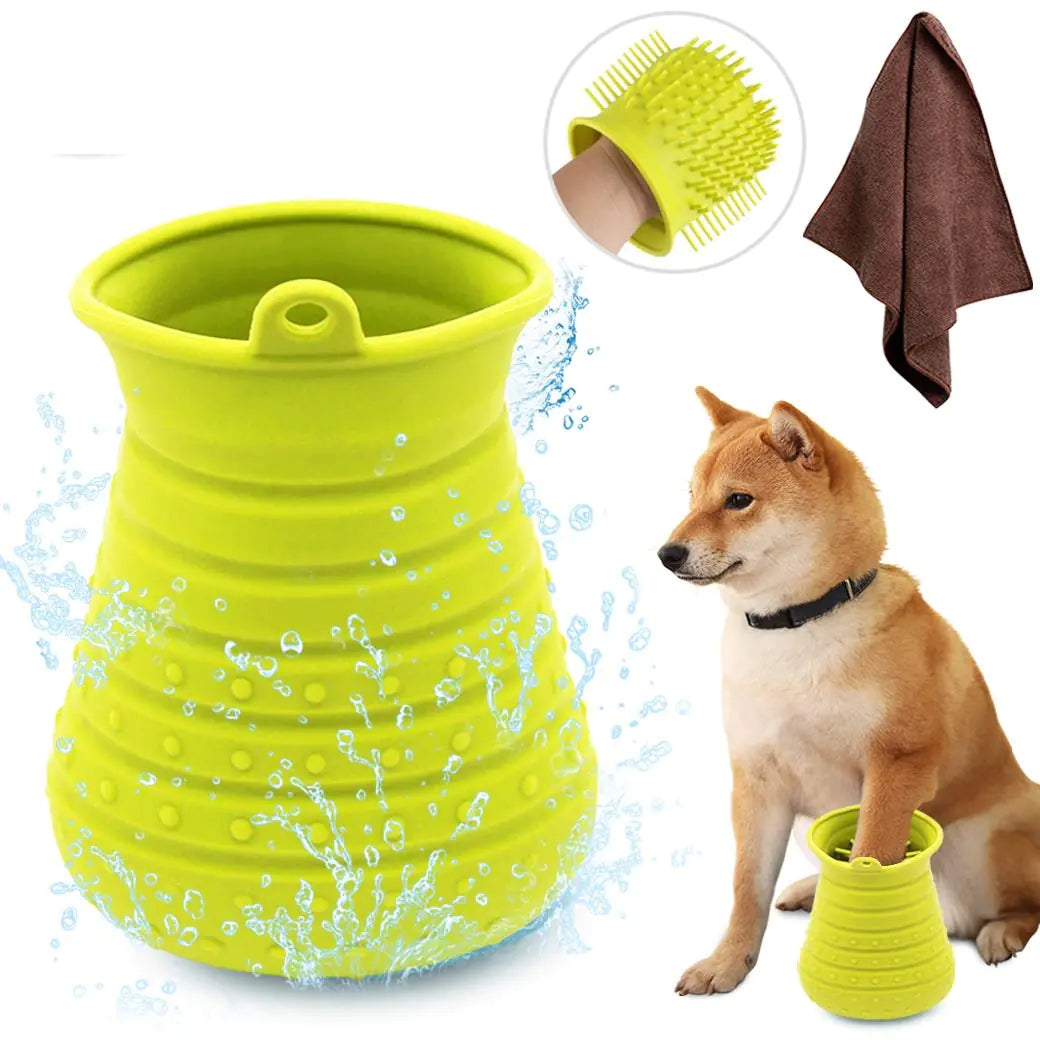 GoldenPaw™ PawPure — No-Rinse Paw Cleaner Cup