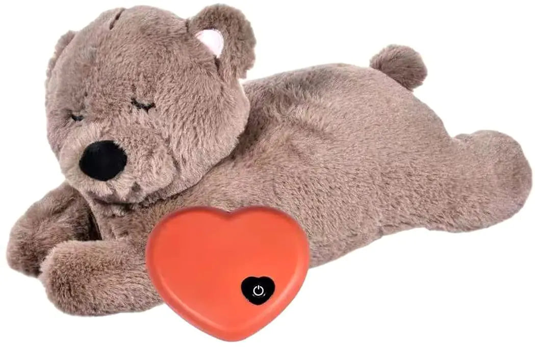 GoldenPaw™ SnuggleHeart — Heartbeat Comfort Plush