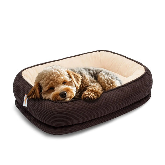 GoldenPaw™ RestEasy Calming — Orthopedic Plush Pet Bed